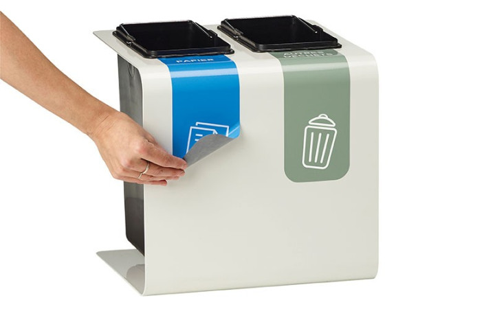 CORBEILLE BUREAUTRI PETIT VOLUME POUBELLE INTÉRIEURE POUR ENTREPRISE 
CORBEILLE POUR TRI SÉLECTIF