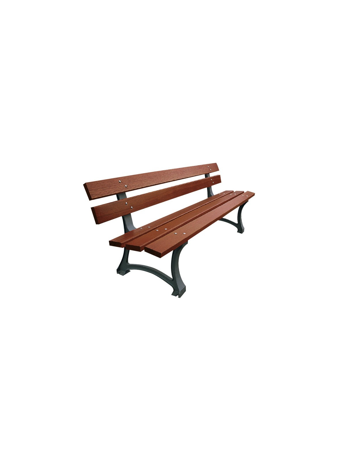 BANC MARNE BOIS ET FONTE FONDERIE FRANCAISE
MOBILIER URBAIN FRANÇAIS ROBUSTE BOIS ET FONTE