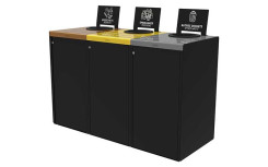 KIT DE 3 BORNES DE TRI SÉLECTIF LIGGA
POUBELLE DE RECYCLAGE POUR INTÉRIEUR