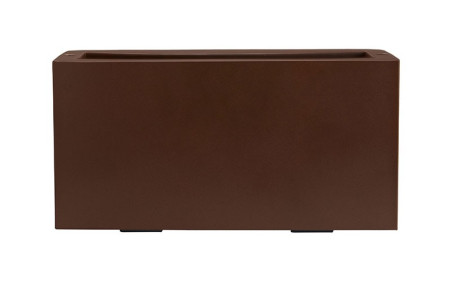 POT DE FLEUR RECTANGLE ESPACE EXTERIEUR 
JARDINIÈRE MODERNE POLYÉTHYLÈNE AVEC SYSTÈME D'IRRIGATION BREVETÉ