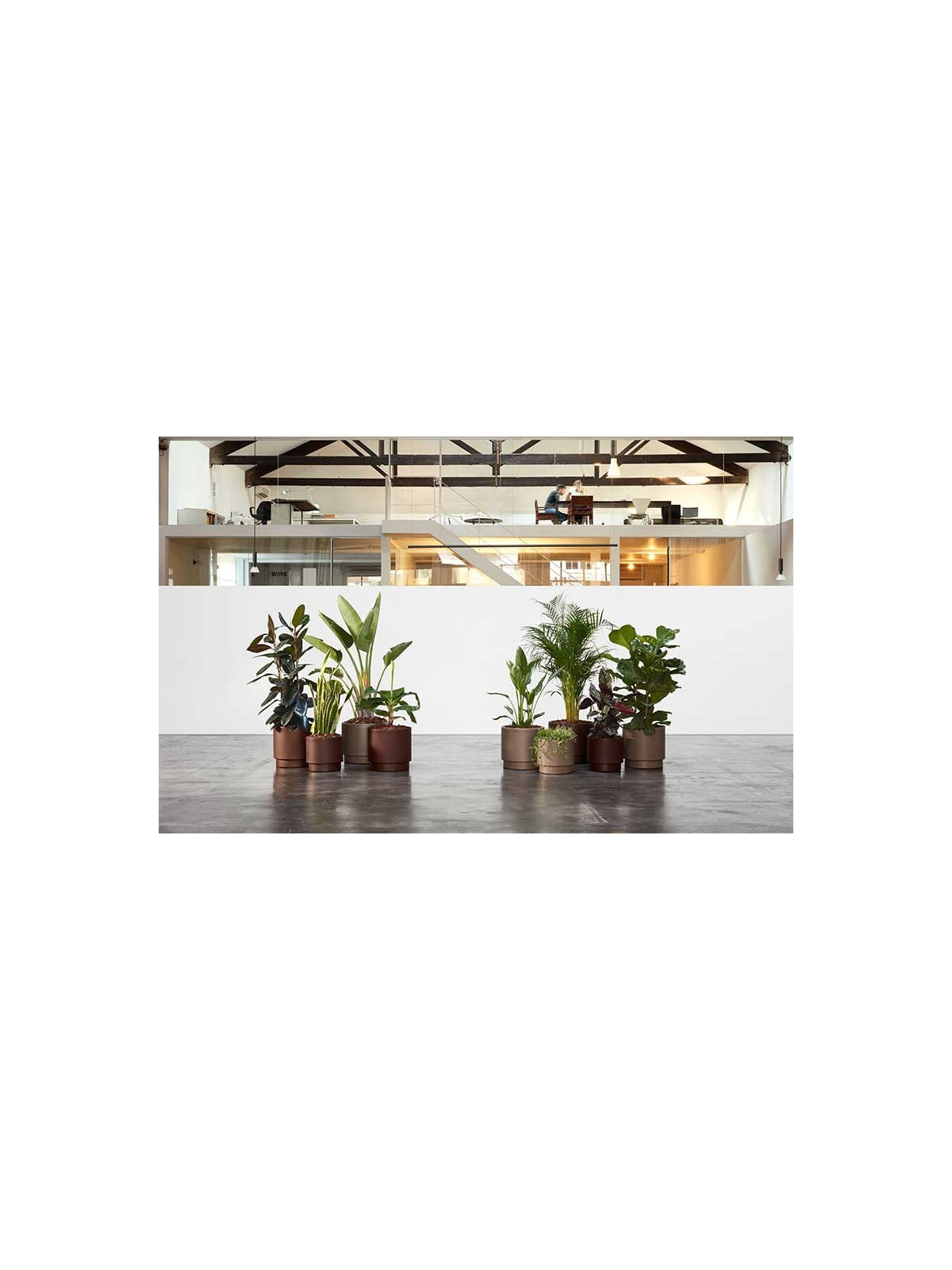 POT ROND THIEA POLYÉTHYLÈNE POUR INTÉRIEUR ET EXTÉRIEUR
JARDINIÈRE MODERNE POUR LE FLEURISSEMENT