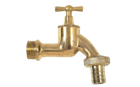 ROBINET EN LAITON POUR RÉCUPÉRATEUR D'EAU EN POLYÉTHYLÈNE