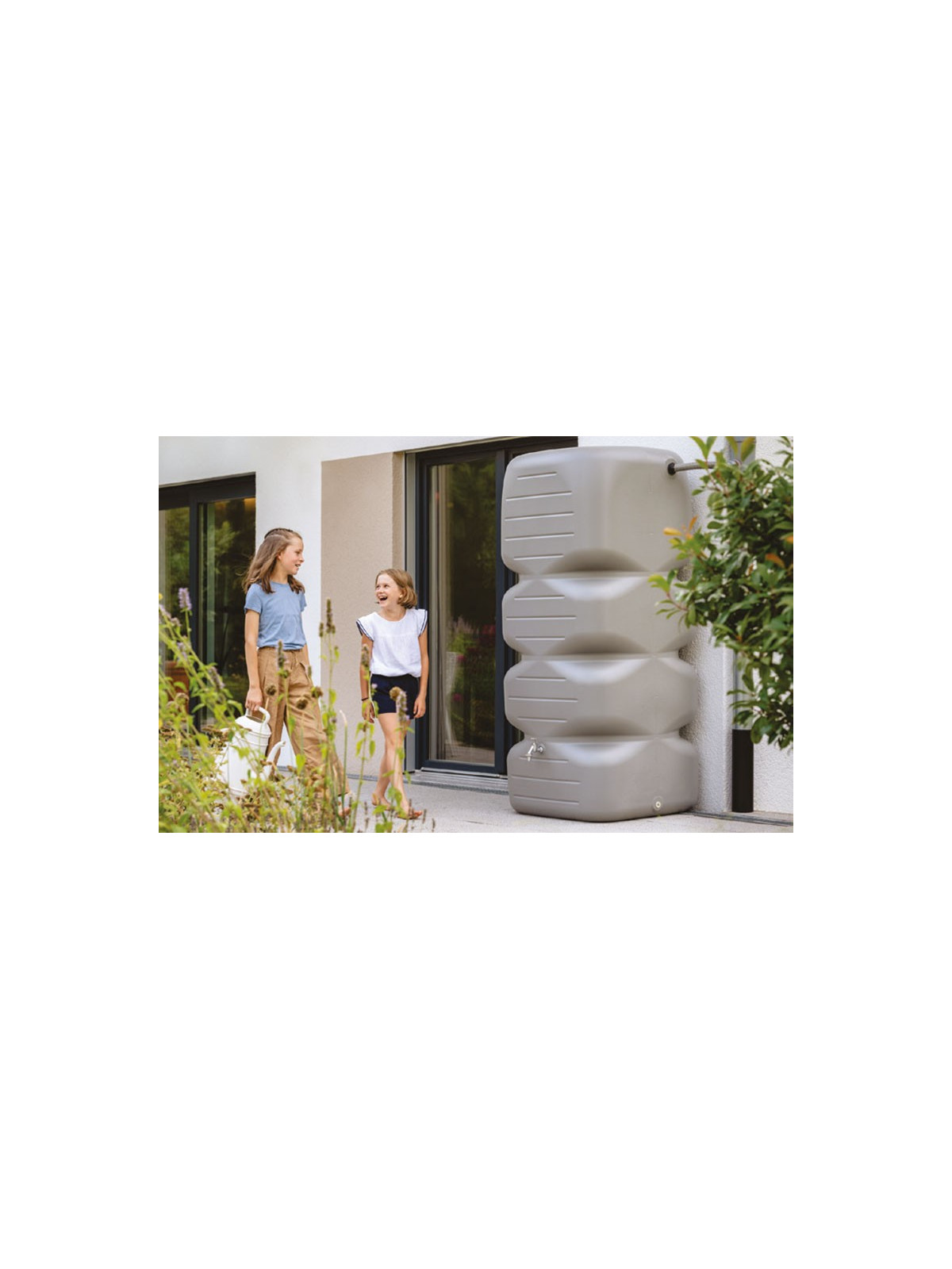 RÉCUPÉRATEUR D'EAU PLASTIQUE RECYCLÉ 1000 L