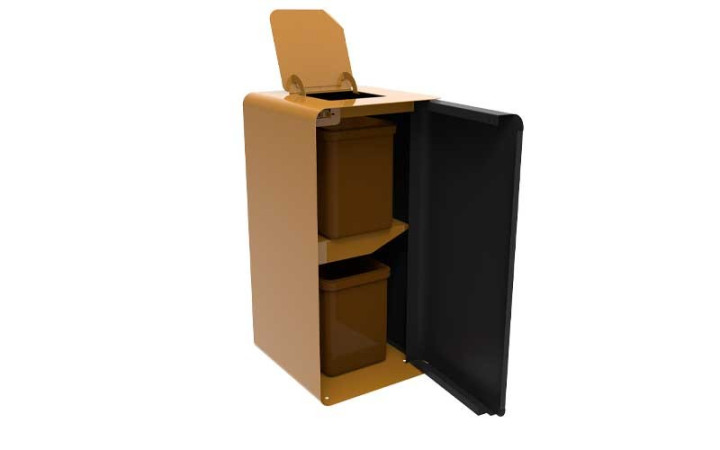 BORNE DE TRI TRITOU POUR BIODÉCHETS
RECYCLAGE ET COMPOSTAGE DÉCHET ORGANIQUE
COLLECTEUR DÉCHET INTÉRIEUR POUR ENTREPRISE