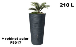 CUVE A EAU POT DE FLEUR PAVIN
RÉSERVOIR EAU DE PLUIE DESIGN POUR JARDIN ET TERRASSE