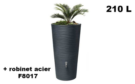 CUVE A EAU POT DE FLEUR PAVIN
RÉSERVOIR EAU DE PLUIE DESIGN POUR JARDIN ET TERRASSE