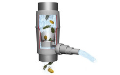 COLLECTEUR INNOVANT ET FILTRANT MELO POUR CUVE A EAU PLASTIQUE RECYCLE JARDIN ET TERRASSE