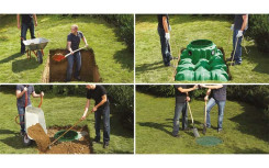 CUVE RÉSERVOIR D'EAU DE PLUIE POUR JARDIN A ENTERRER 
RÉSERVE EAU GRAND VOLUME A ENTERRER