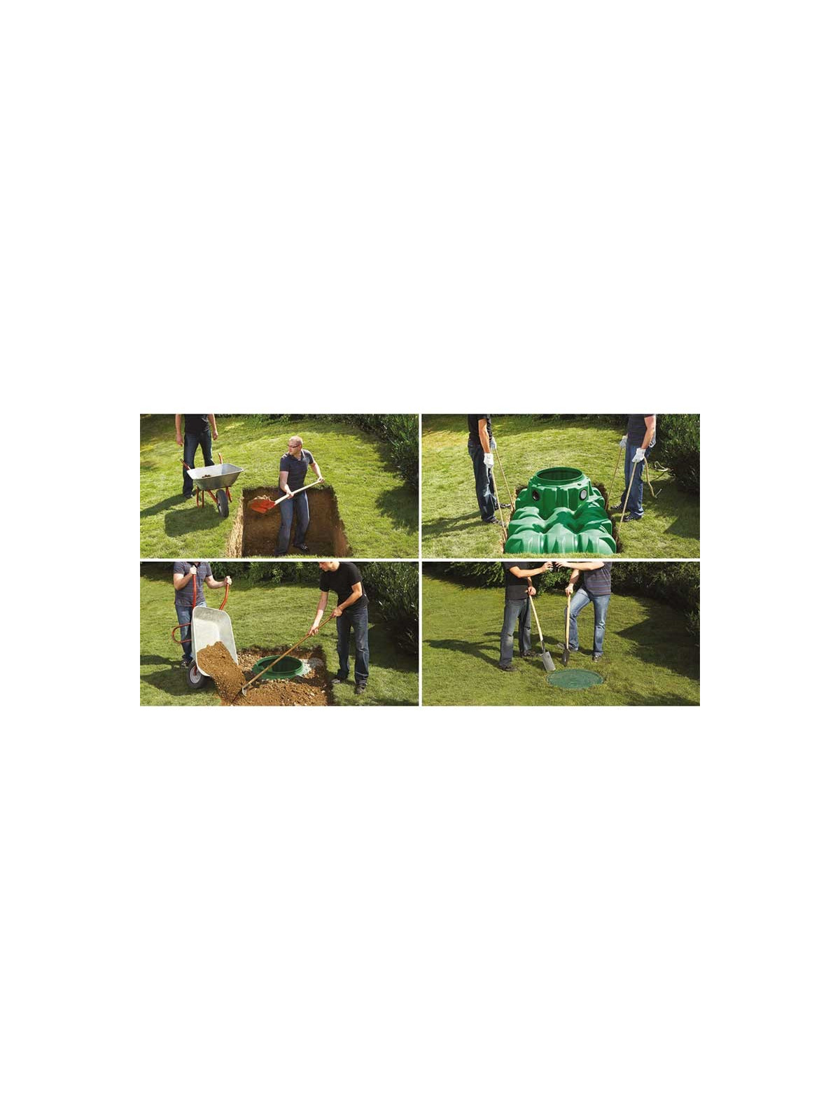 CUVE RÉSERVOIR D'EAU DE PLUIE POUR JARDIN A ENTERRER 
RÉSERVE EAU GRAND VOLUME A ENTERRER