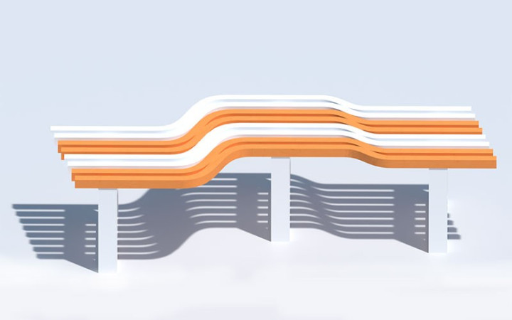 ASSISE HORIZONTALE FUJY MODULAIRE