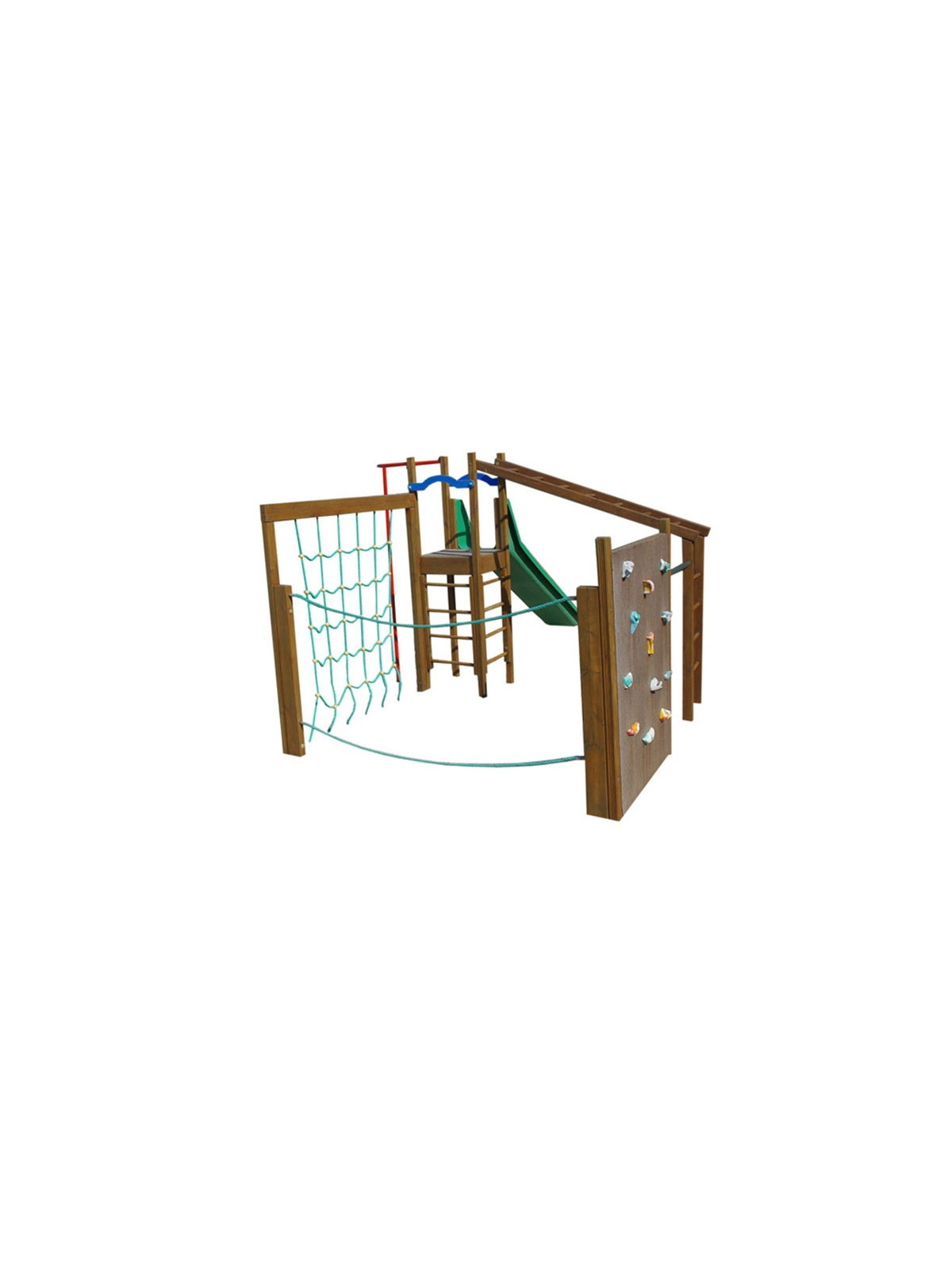JEUX MULTIPLE DE GRIMPE EN BOIS
JEUX POUR ENFANT POUR AIRE DE JEUX