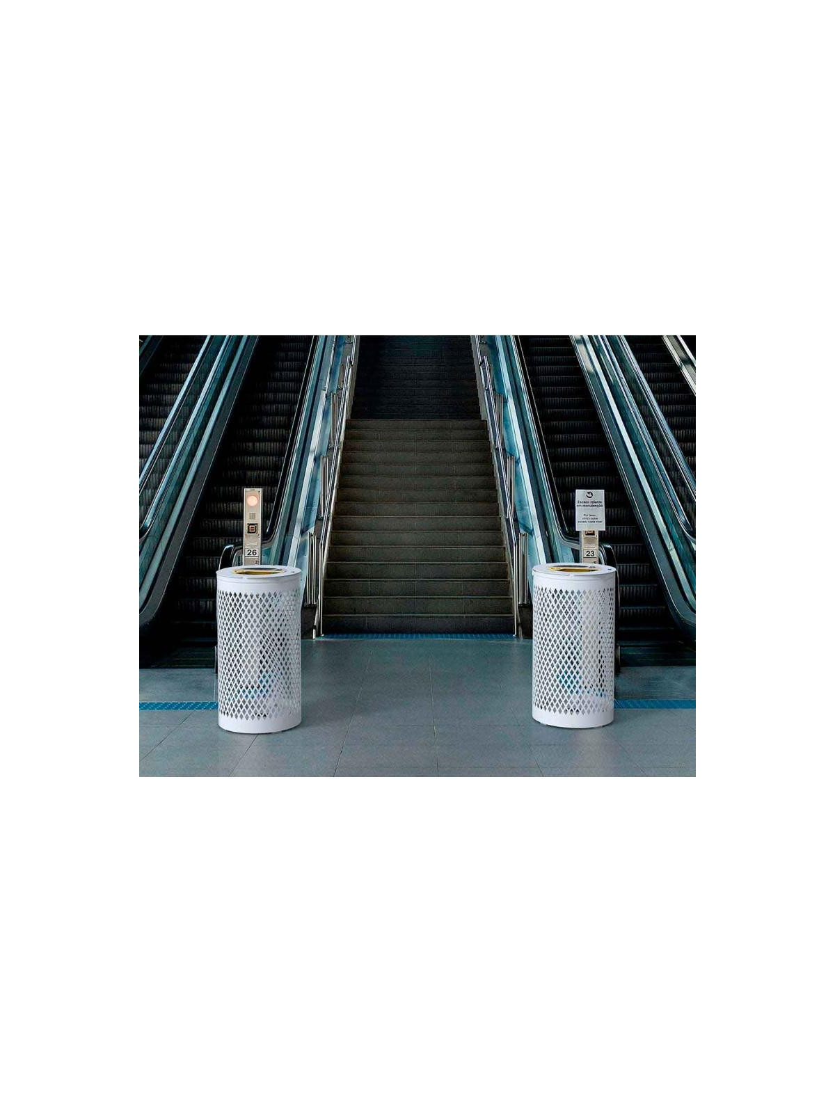 POUBELLE DE TRI INTÉRIEUR EXTÉRIEUR
CORBEILLE DE RECYCLAGE VIGIPIRATE EN ACIER