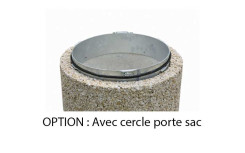 CERCLE PORTE SAC POUR CORBEILLE BETON BESSY