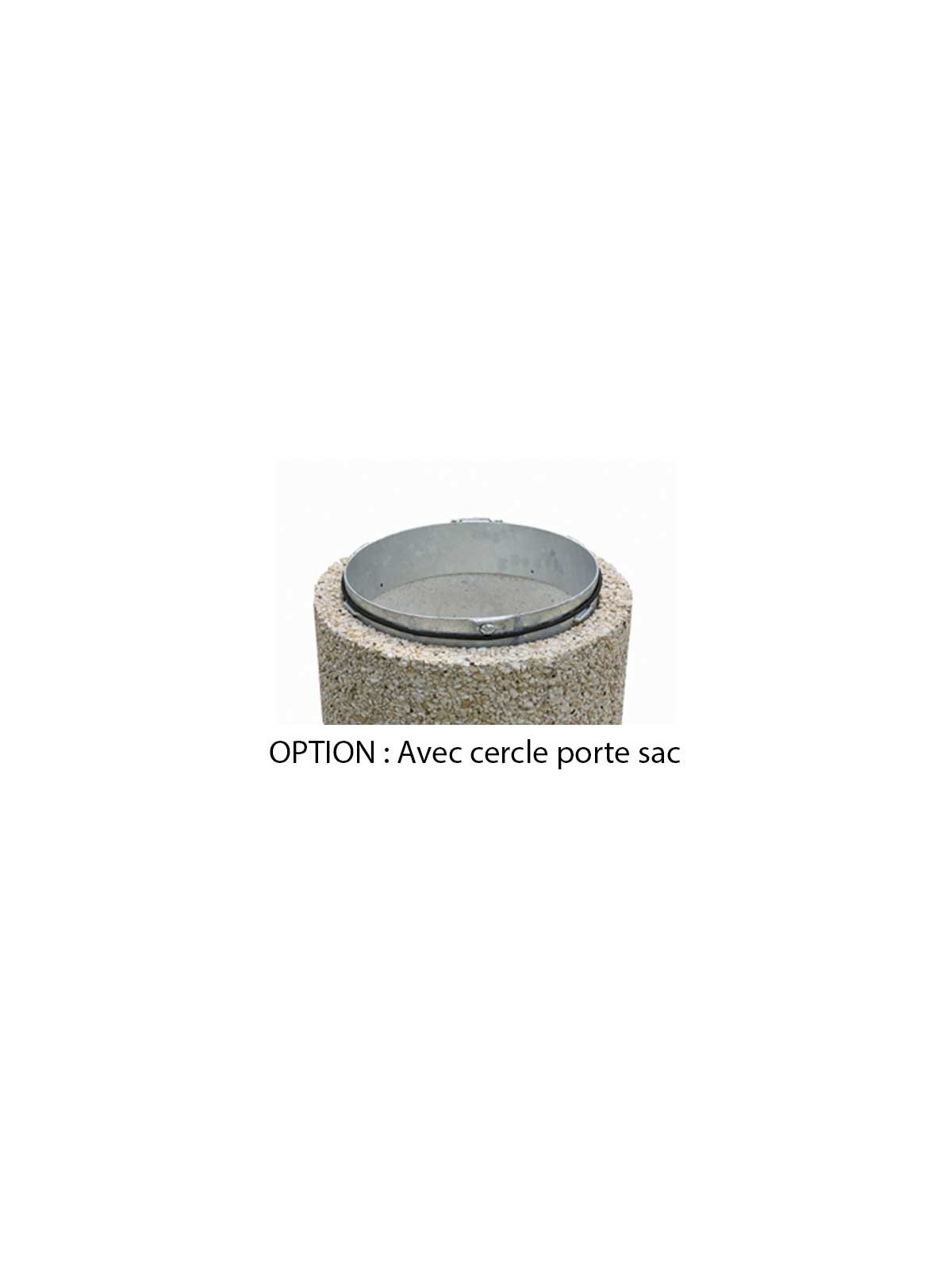 CERCLE PORTE SAC POUR CORBEILLE BETON BESSY