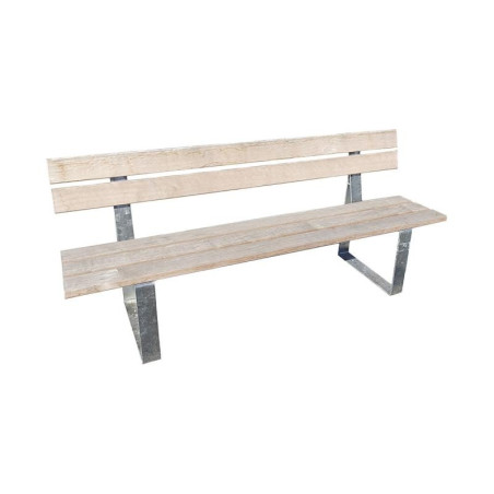BANC CELIAN LAME BOIS BRUT ET STRUCTURE ACIER GALVA
MOBILIER URBAIN ÉCOLOGIQUE POUR DÉMARCHE RSE AMÉNAGEMENT URBAIN