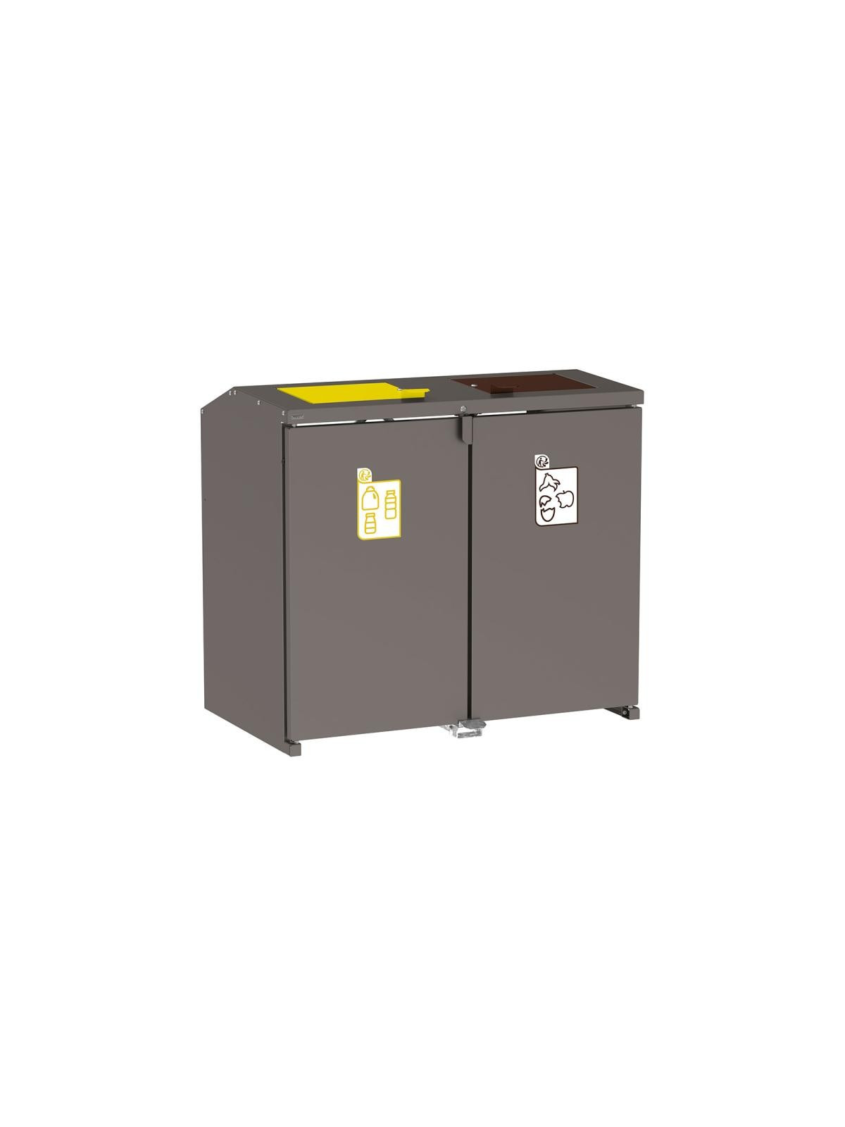 ABRI CONTENEUR MATERA AVEC OU SANS TÔLE DE FOND