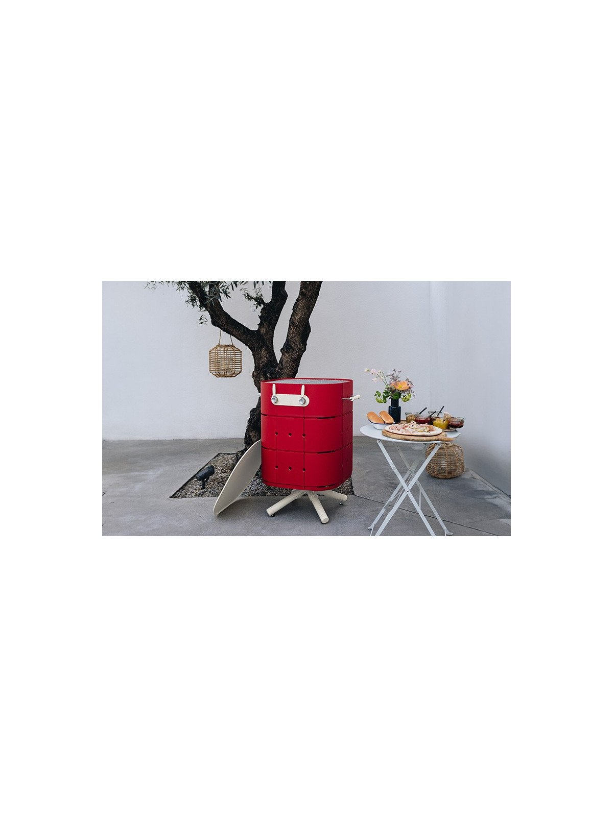 BARBECUE A GAZ LULU 
AMENAGEMENT DESIGN POUR REPAS EXTERIEUR DANS ESPACE PUBLIC