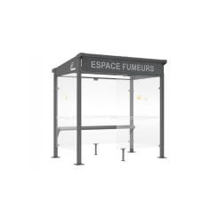 AUTOCOLLANT POUR ABRI FUMEURS