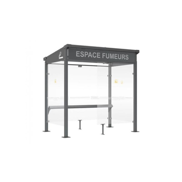AUTOCOLLANT POUR ABRI FUMEURS