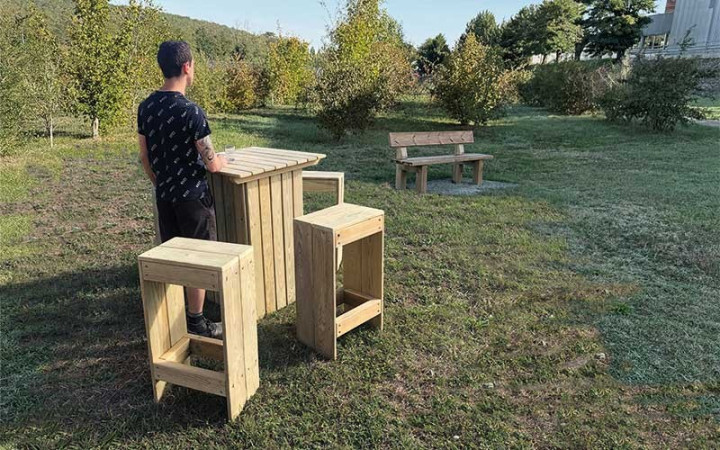 TABOURET GUINGUETTE PARTY