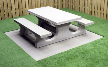 TABLE DE PIQUE NIQUE STANDARD LUDI BETON NATUREL