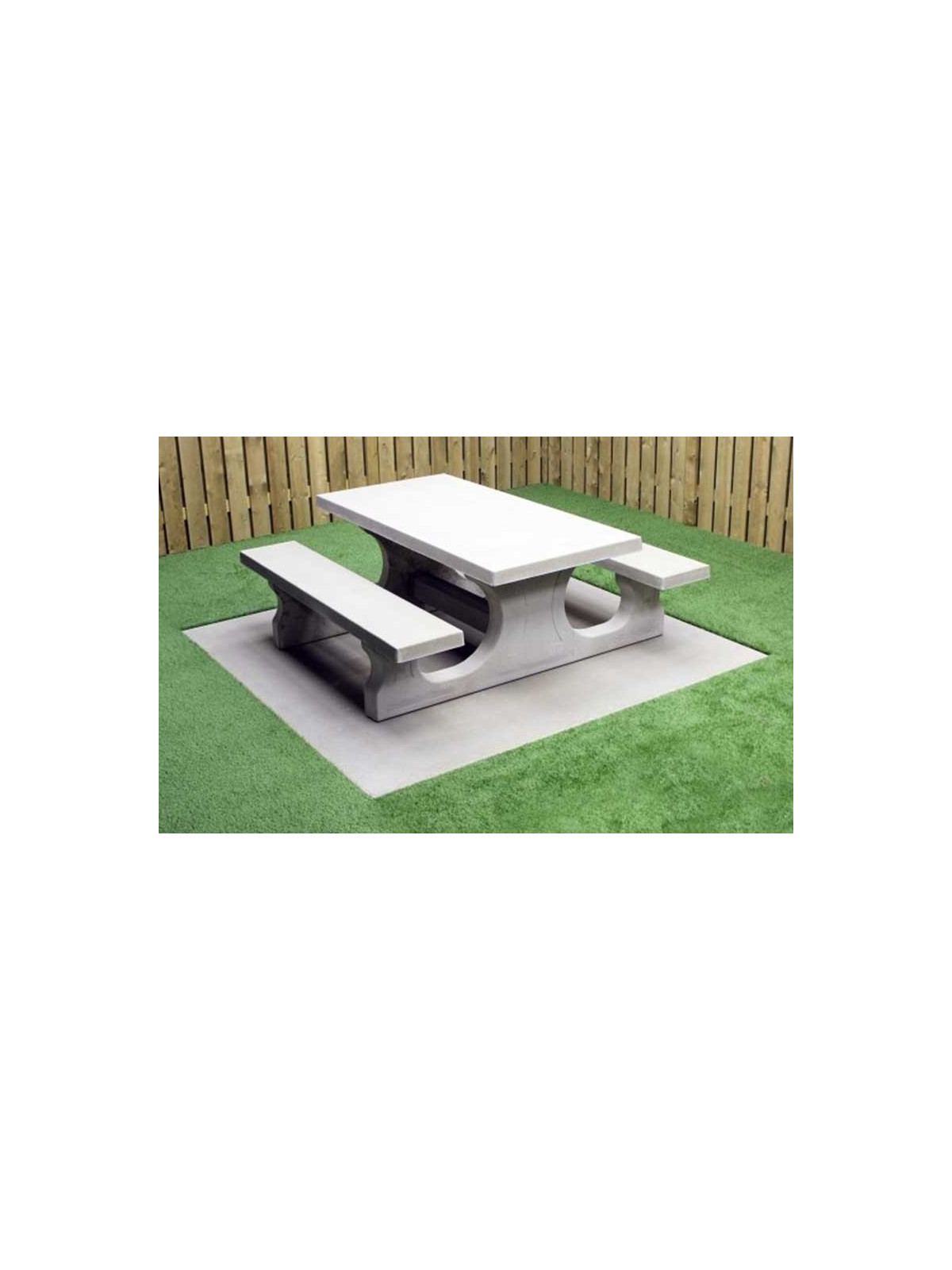 TABLE DE PIQUE NIQUE STANDARD LUDI BETON NATUREL