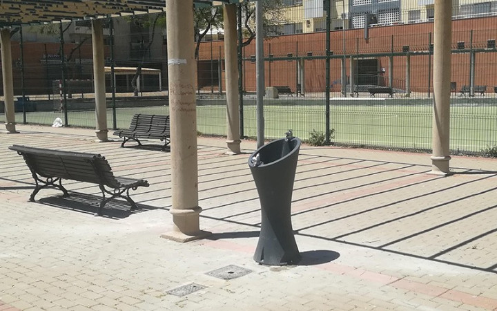 Fontaine extérieure Sacha double robinet