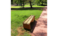 Banquette HOBO acier et bois