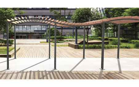 PERGOLA DESIGN EXTÉRIEURE ACENO
ZONE D'OMBRAGE POUR ESPACE PUBLIC