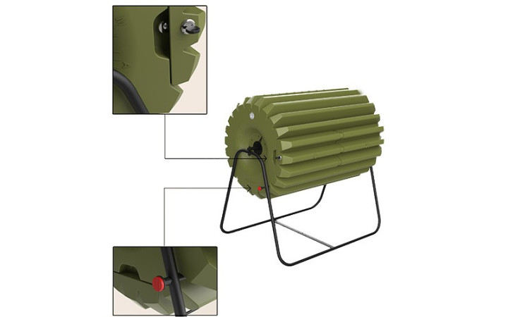 COMPOSTEUR ROTATIF RICCIO
COMPOSTEUR EN PLASTIQUE POUR JARDIN COLLECTIF
COMPOSTEUR POLYÉTHYLÈNE POUR ÉCOLE