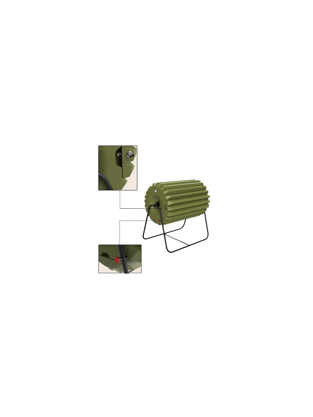 COMPOSTEUR ROTATIF RICCIO
COMPOSTEUR EN PLASTIQUE POUR JARDIN COLLECTIF
COMPOSTEUR POLYÉTHYLÈNE POUR ÉCOLE