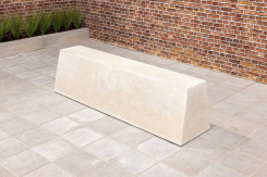 BANQUETTE LUDI BETON NATUREL