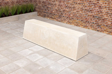 BANQUETTE LUDI BETON NATUREL