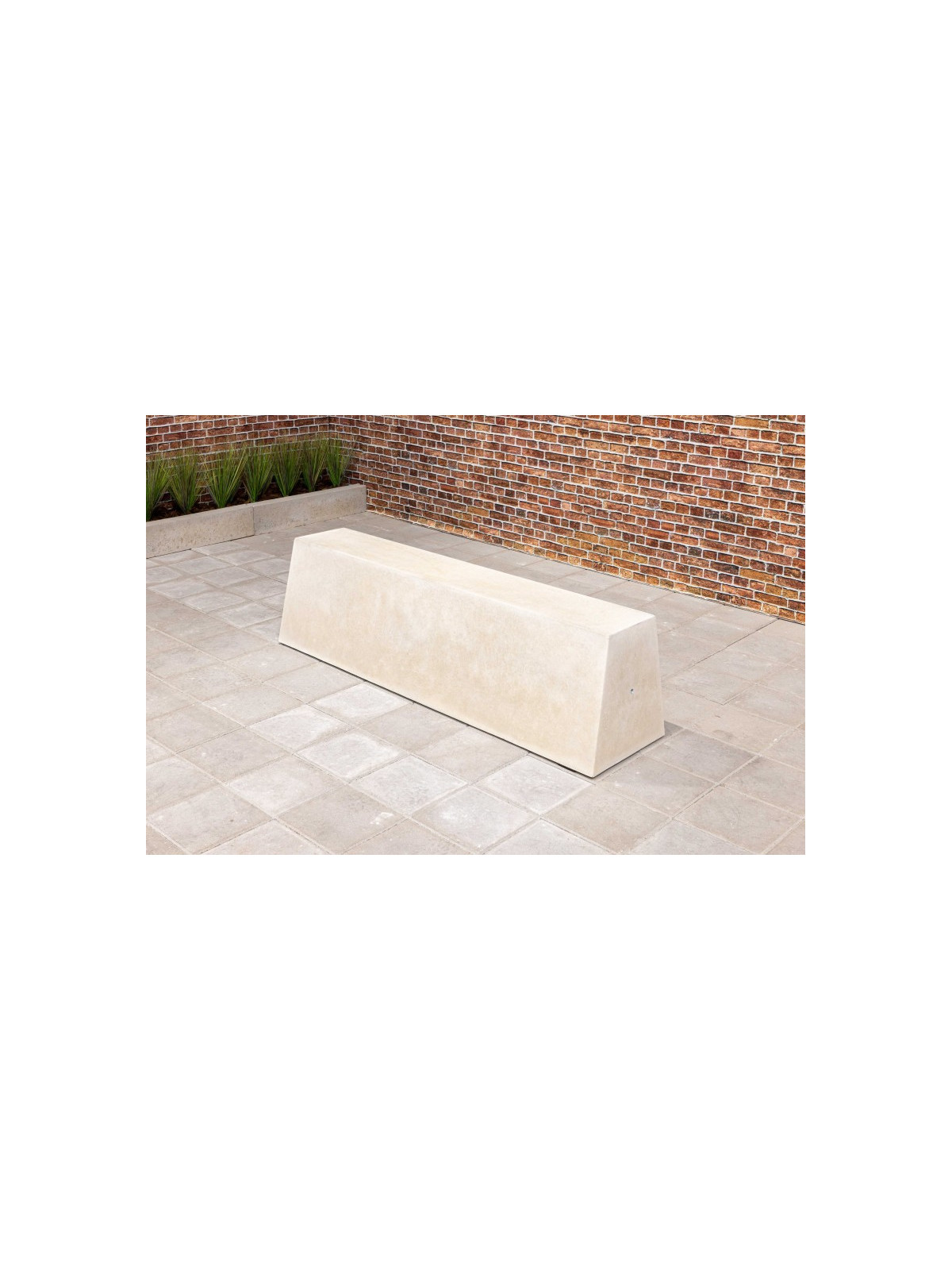 BANQUETTE LUDI BETON NATUREL