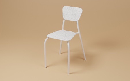 CHAISE MAHAUT BLANCHE
ASSISE EN PLASTIQUE RECYCLE
MOBILIER INTÉRIEUR POLYÉTHYLÈNE 100% RECYCLÉ