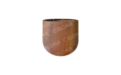 JARDINIERE LUNE EFFET CORTEN POUR VOS ESPACES EXTERIEUR 
POT DE FLEUR RESISTANT AUX INTEMPERIES POUR BALCON, JARDIN ET TERRASSE