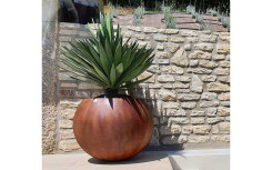 POT MILEO POLYETHYLENE EFFET CORTEN