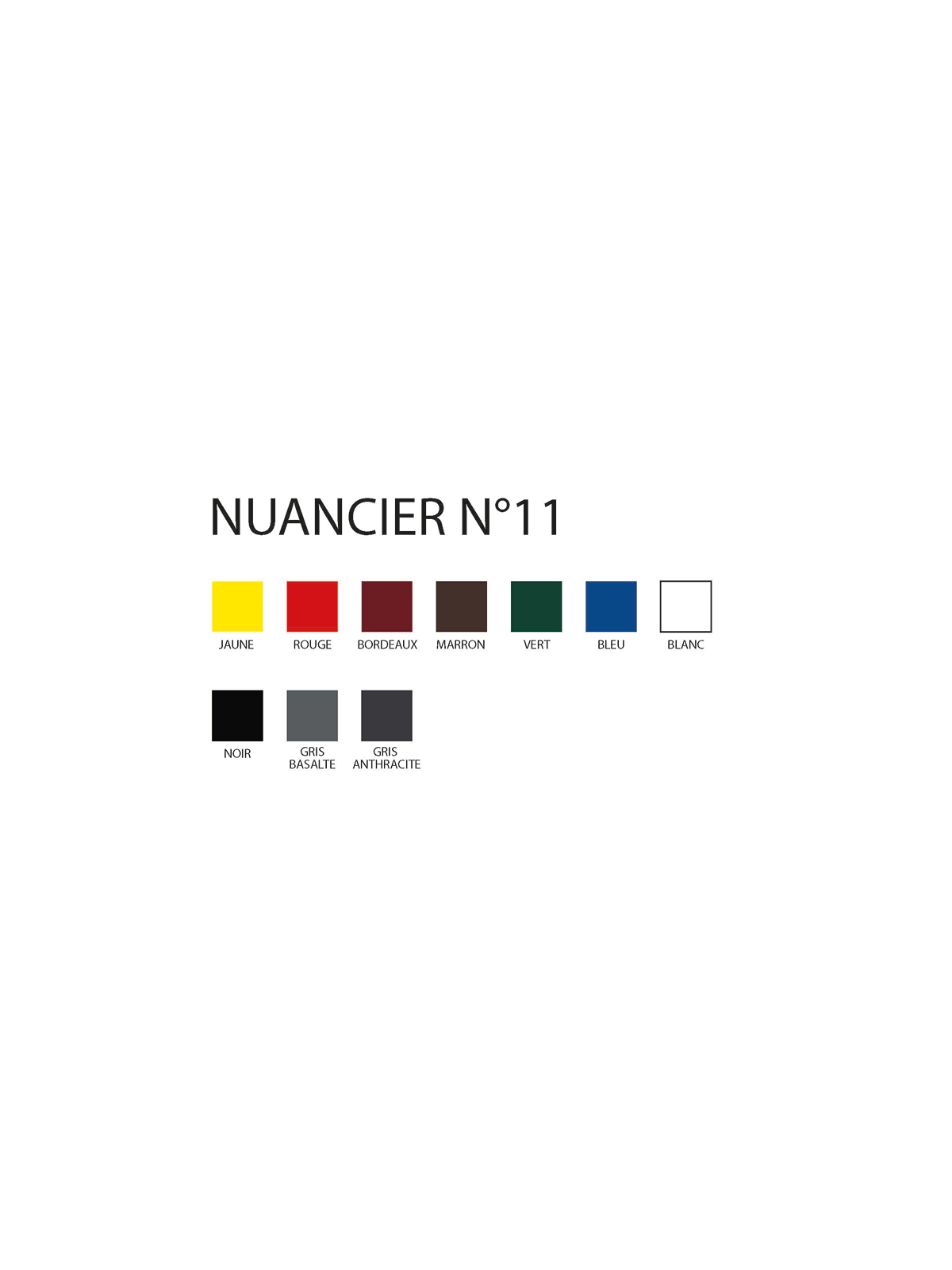 NUANCIER 11