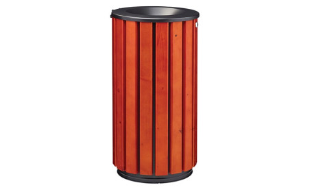 CORBEILLE EN ACIER BOIS LORIENT
POUBELLE EN BOIS ET ACIER AVEC PORTE SAC
COLLECTEUR ÉCOLOGIQUE FRANÇAIS 80 L