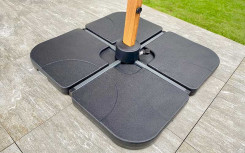 LOT DE 4 DALLES POUR PIEDS DE PARASOL