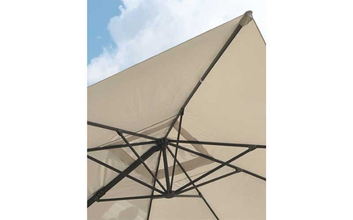 PARASOL DÉPORTÉ PALMA 4 x 3 m
PARASOL GRANDE TAILLE EXTÉRIEUR POUR TERRASSE JARDIN PISCINE 
OMBRAGE COIN DÉTENTE EN PLEIN AIR