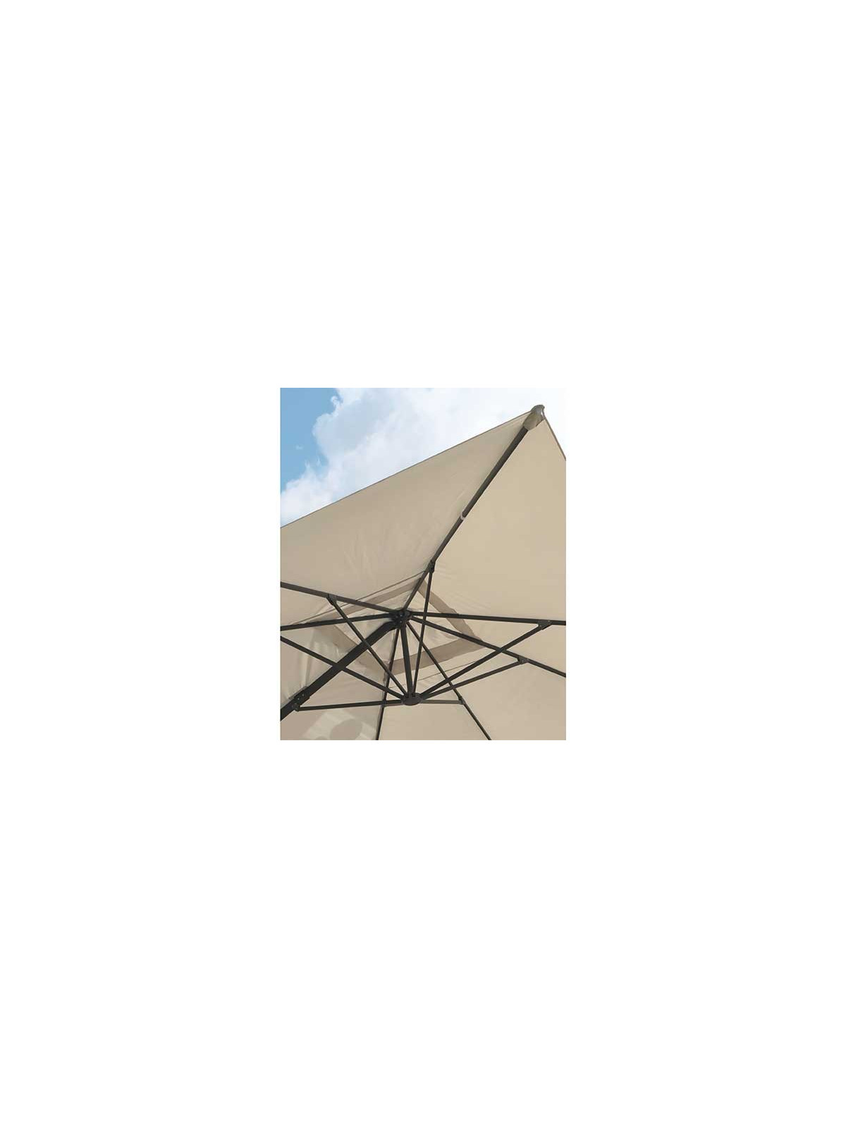PARASOL DÉPORTÉ PALMA 4 x 3 m
PARASOL GRANDE TAILLE EXTÉRIEUR POUR TERRASSE JARDIN PISCINE 
OMBRAGE COIN DÉTENTE EN PLEIN AIR