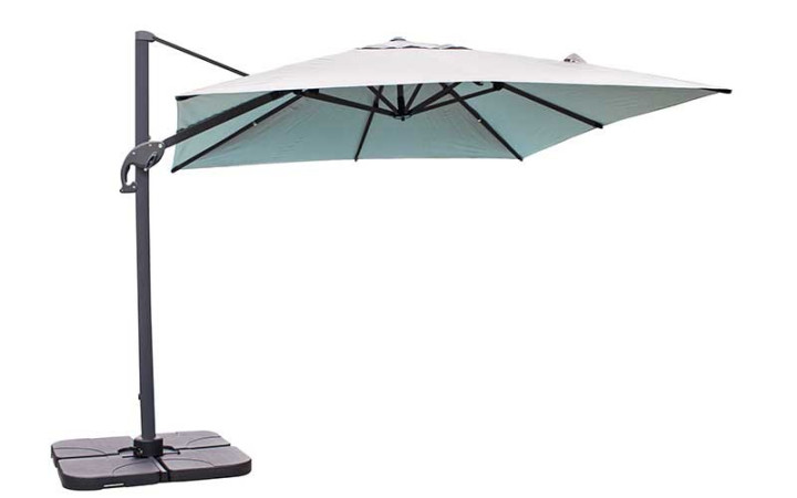 PARASOL DÉPORTÉ PALMA 4 x 3 m
PARASOL GRANDE TAILLE EXTÉRIEUR POUR TERRASSE JARDIN PISCINE 
OMBRAGE COIN DÉTENTE EN PLEIN AIR
