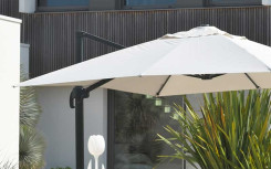 PARASOL DÉPORTÉ PALMA 4 x 3 m
PARASOL GRANDE TAILLE EXTÉRIEUR POUR TERRASSE JARDIN PISCINE 
OMBRAGE COIN DÉTENTE EN PLEIN AIR