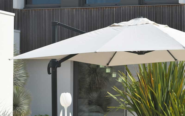 PARASOL DÉPORTÉ PALMA 4 x 3 m
PARASOL GRANDE TAILLE EXTÉRIEUR POUR TERRASSE JARDIN PISCINE 
OMBRAGE COIN DÉTENTE EN PLEIN AIR