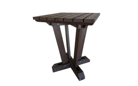 MANGE DEBOUT PLASTIQUE RECYCLE MARRON