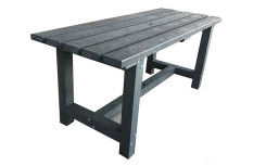 TABLE DE PIQUE NIQUE PLASTIQUE RECYCLE CAMPAGNARDE SANS BANC