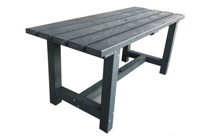 TABLE DE PIQUE NIQUE PLASTIQUE RECYCLE CAMPAGNARDE SANS BANC