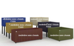 CHÂSSIS ET PIEDS POUR JARDINIÈRE PÉDAGOGIQUE OSLO