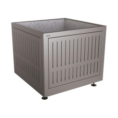 Bac a palmier ISAAC tout acier jardinière extérieure gros volume XXL